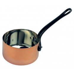 Casserole spécial gaz en cuivre massif Diamètre:12 cm