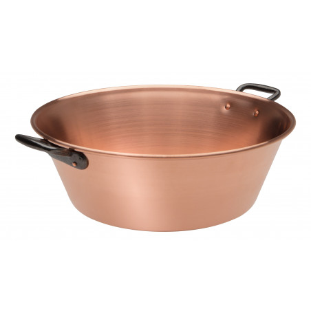 Bassine à confiture en cuivre fabrication française