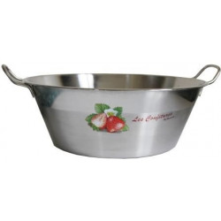 Bassine à confiture décorée 38 cm - 9 litres environ 