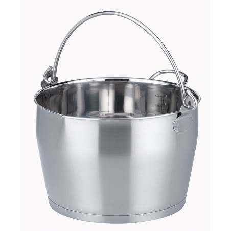 Chaudron de cuisson 24 cm en inox 