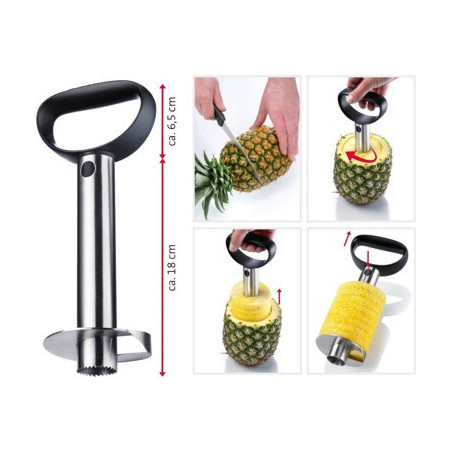 Coupe-ananas inox 