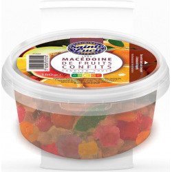 Macedoine fruits confits godet 150g 