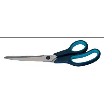 Ciseaux serie soft 24cm bleu inox 