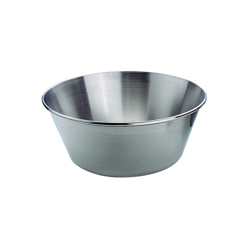 Bassine inox bord roule de 24  