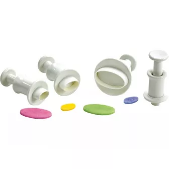 Découpoir ovale 4 pièces 