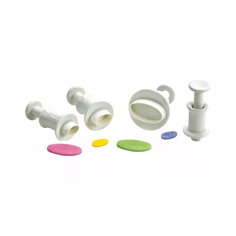 Découpoir ovale 4 pièces 