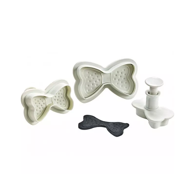 Découpoir nœud papillon 3 pièces 