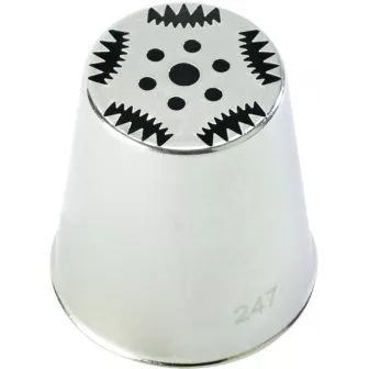 Douille inox decor fleur nÂ°247  