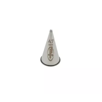 Douille cannelee inox a7  