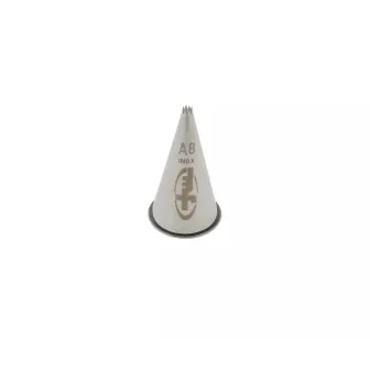 Douille cannelee inox a8  