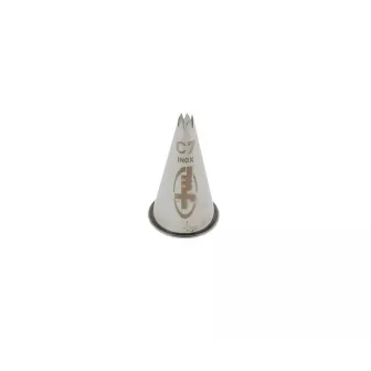 Douille cannelee inox c7  