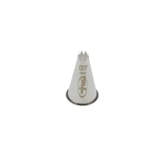 Douille cannelee inox d7  