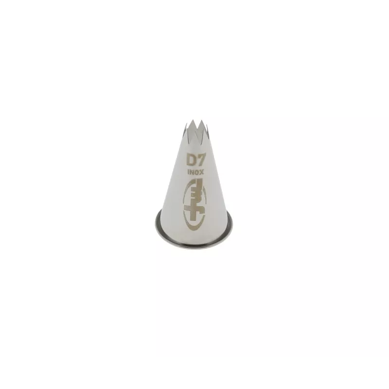 Douille cannelee inox d7  
