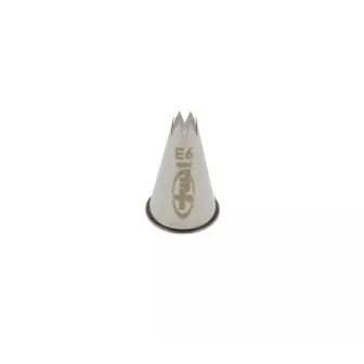 Douille cannelee inox e6  