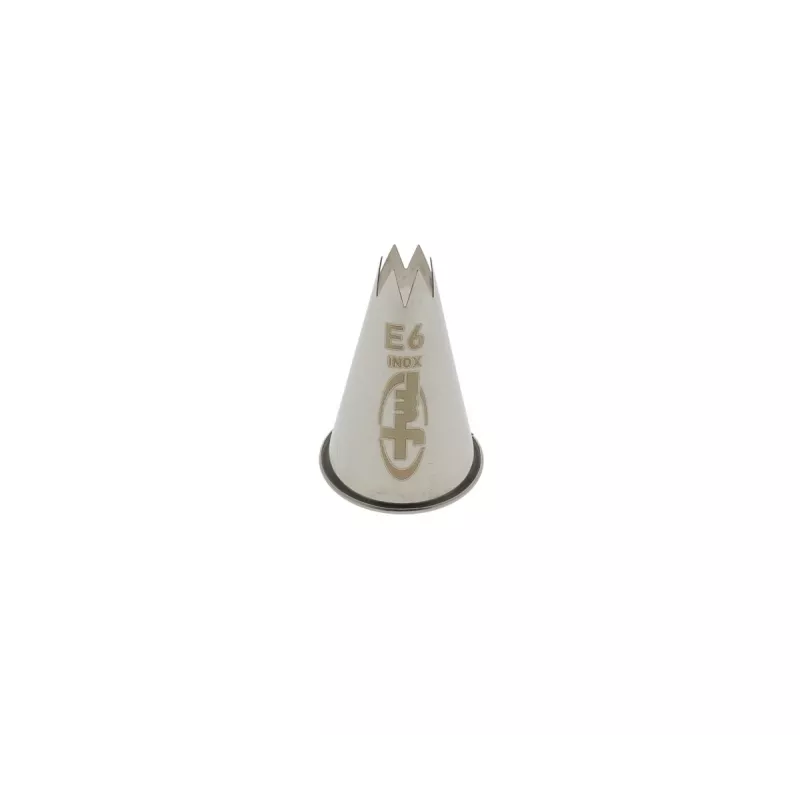 Douille cannelee inox e6  