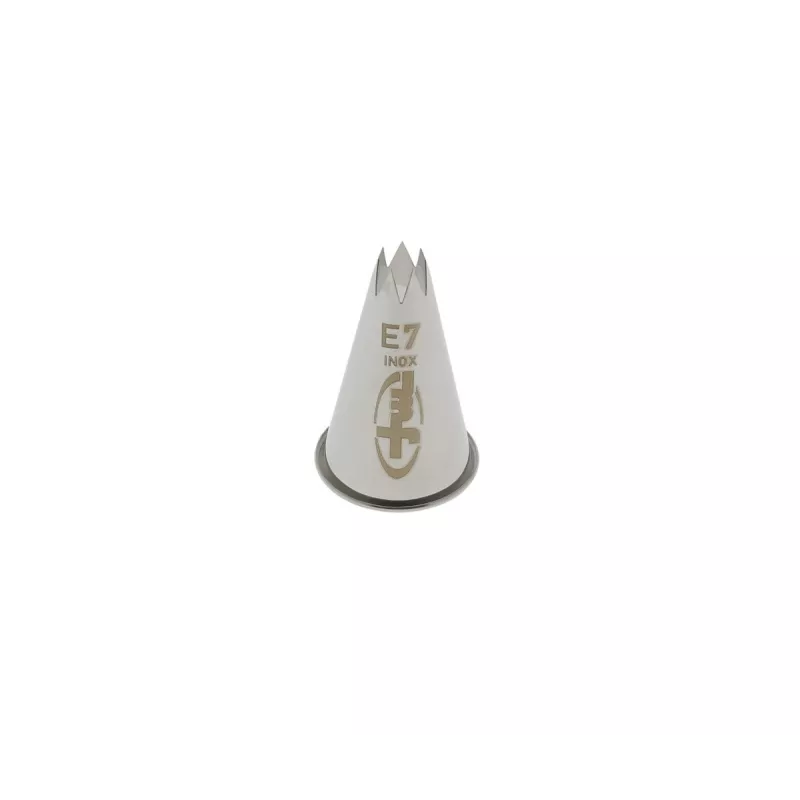 Douille cannelee inox e7  