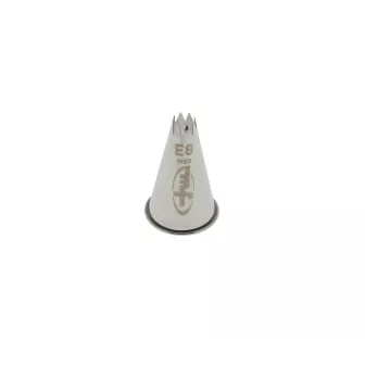 Douille cannelee inox e8  