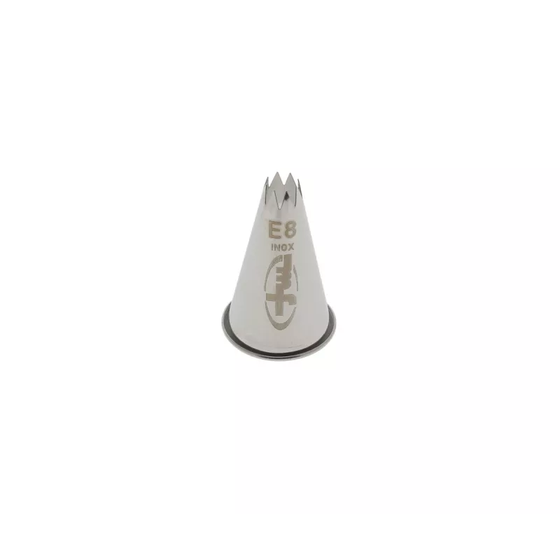 Douille cannelee inox e8  
