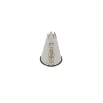 Douille cannelee inox f7  