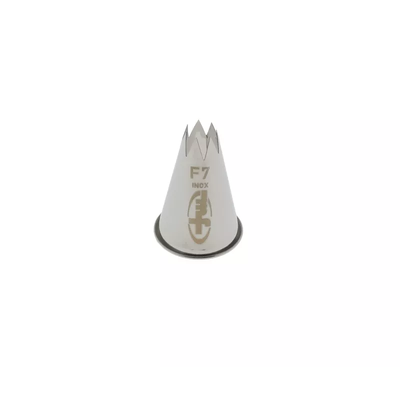 Douille cannelee inox f7  