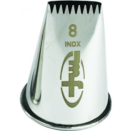 Douille buche inox 8 dents  