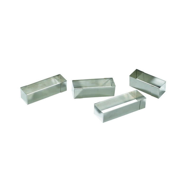 Nonnette rectangle inox 11 x 3.5 x 3  