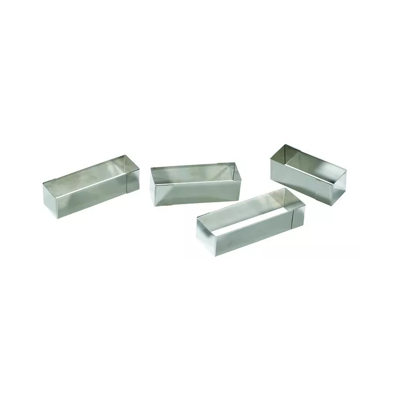Nonnette rectangle inox 11 x 3.5 x 3  