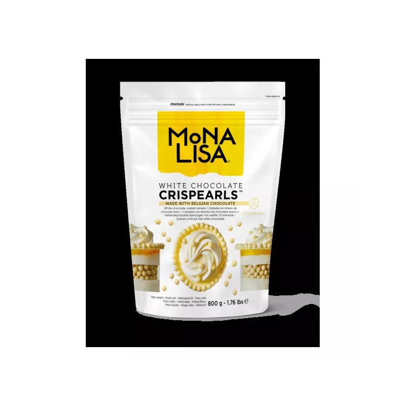 Decor cereales/blanc crispearls 800g 