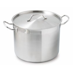 Faitout Bas MasterPro Foodies 3,8L Avec Couvercle Verre - Acier Inoxydable Tous Feux