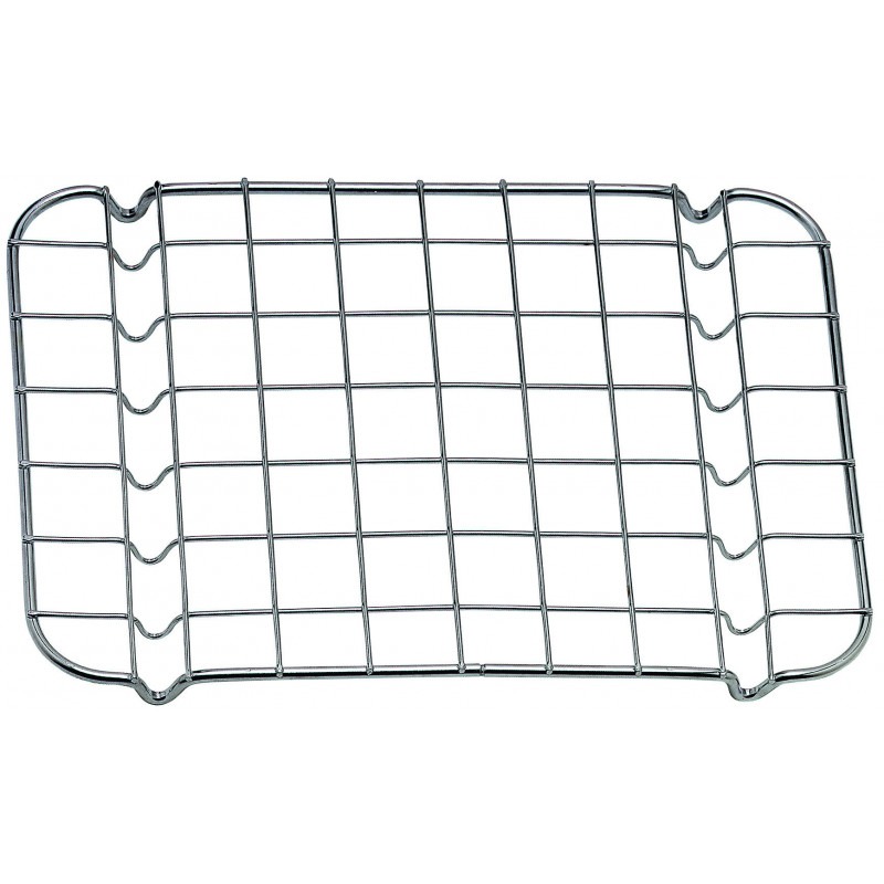 Grille pour plat rectangulaire en acier inoxydable - 25 cm | CuisinezPâtissez