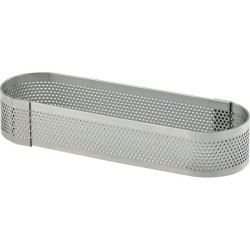 Oblong  perfore inox de 12 x 3,5  ha  