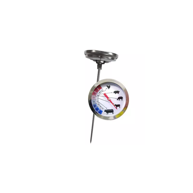 Thermometre cadran viande +54+88 c  