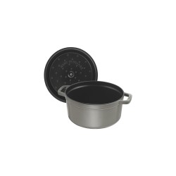 Cocotte Ronde 22 Cm Gris Graphite 