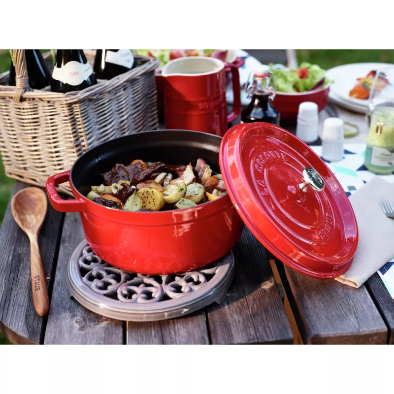 Cocotte Ronde 26 Cm Cerise 