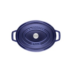 Cocotte Ovale 33 Cm Bleu Intense 