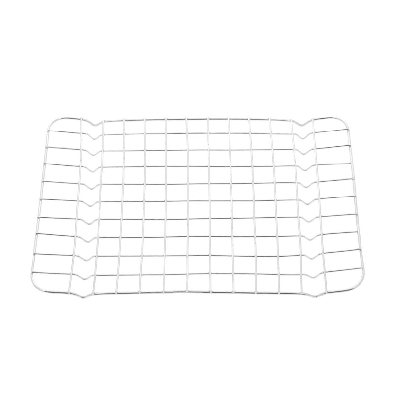 Grille pour plat rectangulaire en acier inoxydable - 25 cm 