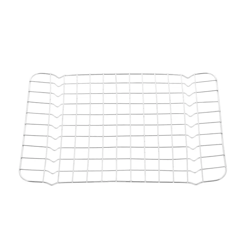 Grille pour plat rectangulaire en acier inoxydable - 25 cm 
