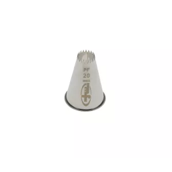 Douille p.f. inox 20 dents 