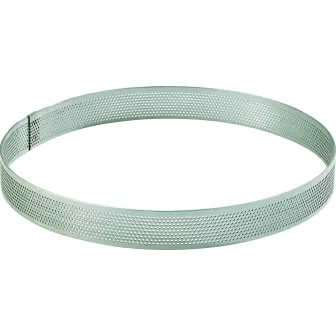 Cercle perfore inox de 12 haut 2 