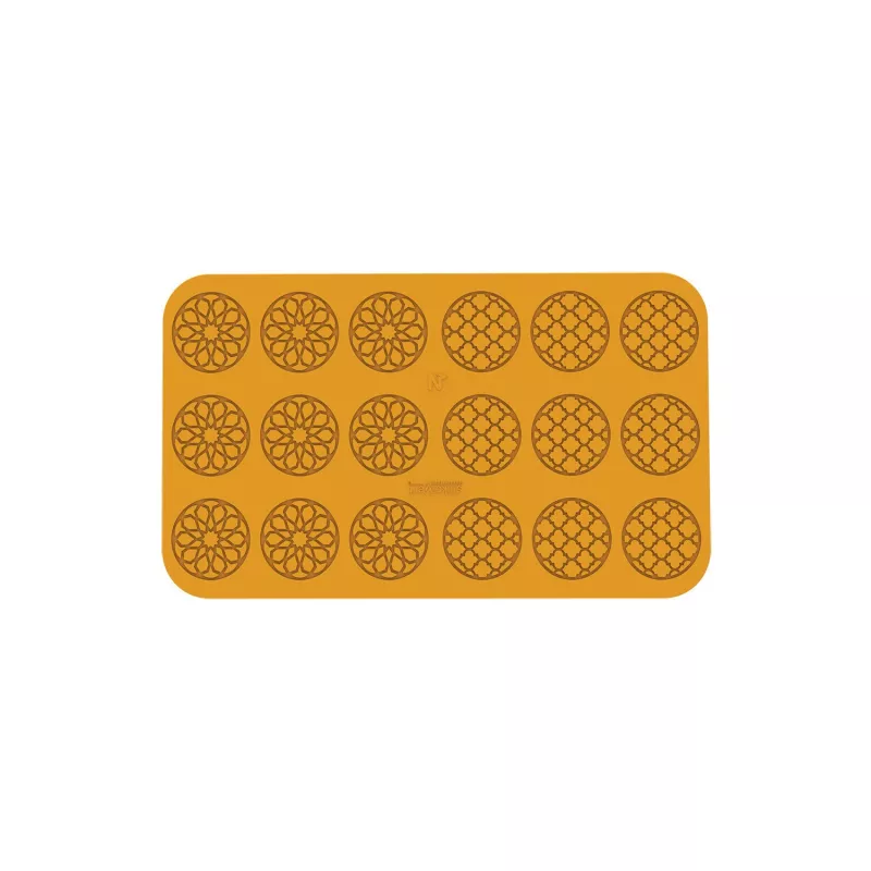 Moule Silicone 18 Décors Ronds Ambra Naturae - Silikomart 