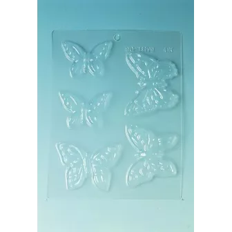 Plaque 5 Papillons De 70 - 9013179 