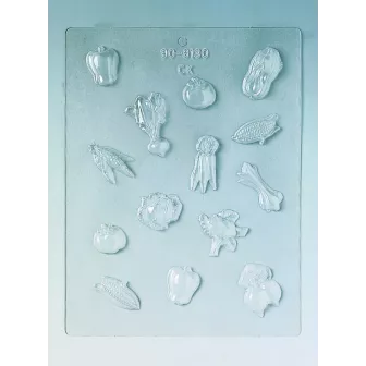 Plaque 14 legumes de 44 - 9013324 