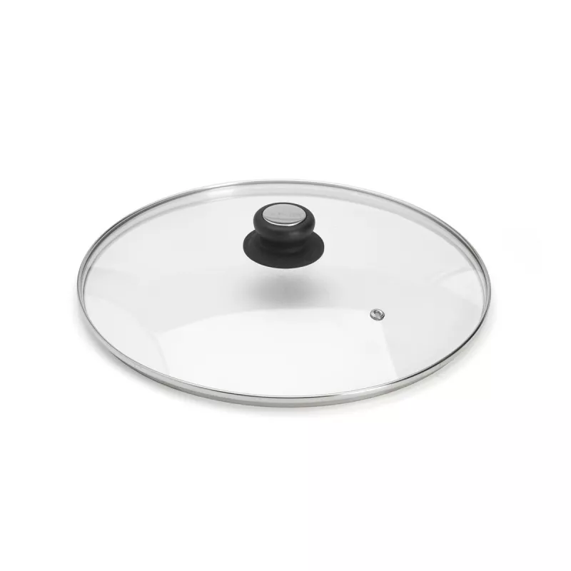 Couvercle verre avec bouton inox/bak 