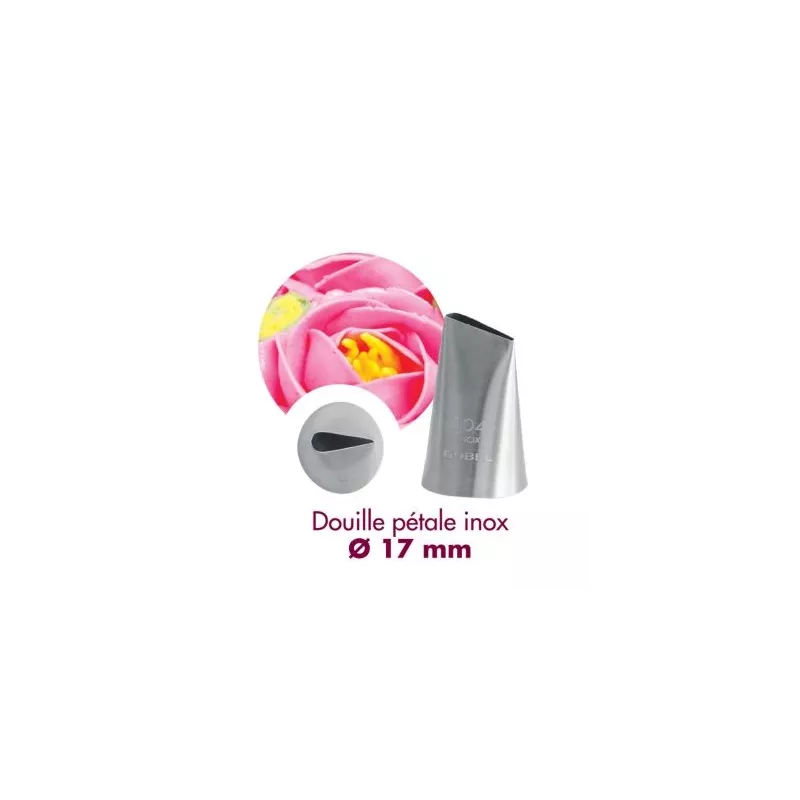 Douille petale inox diam 17 