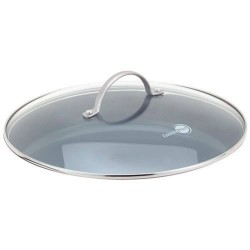 Couvercle verre/inox 24cm 