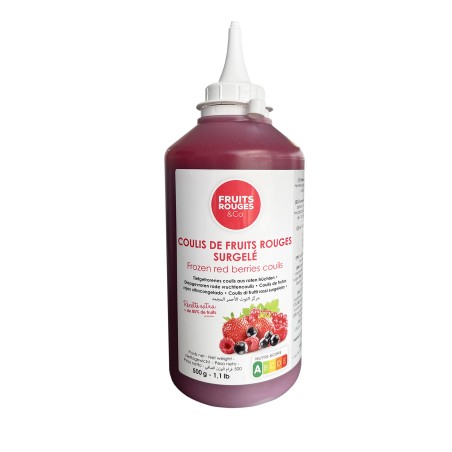 Coulis de fruits rouges surgele 500ml 