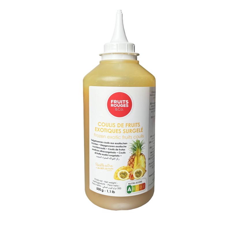 Coulis de fruits exotique surgele 500ml 