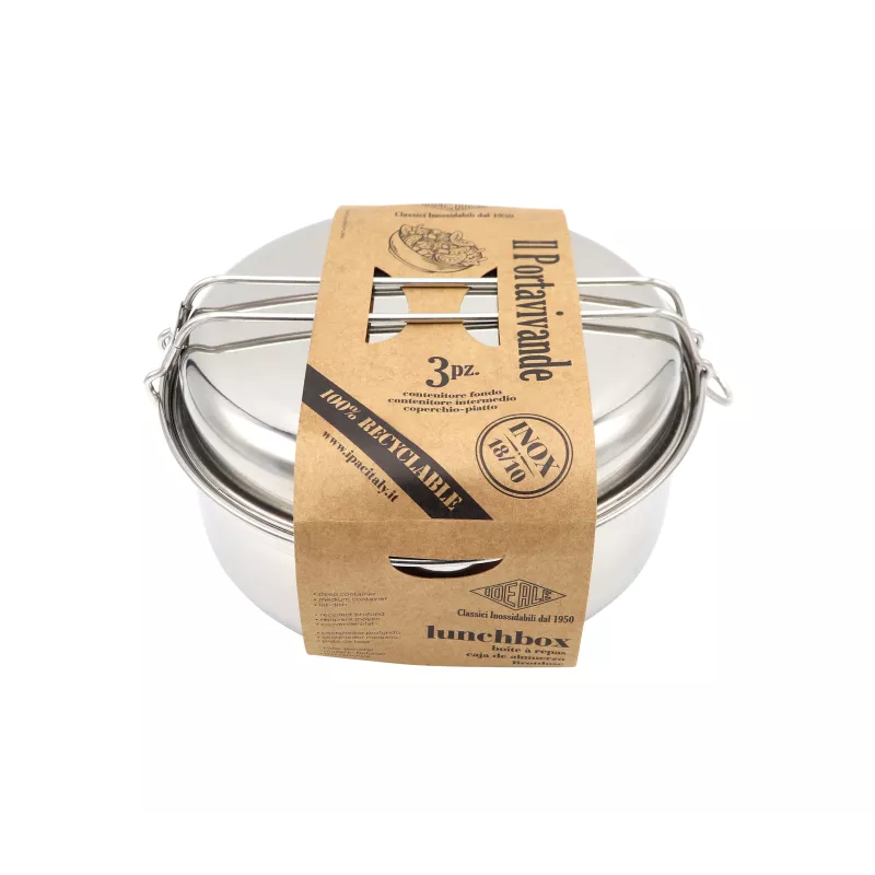 Boite Repas Ronde 1L Inox 