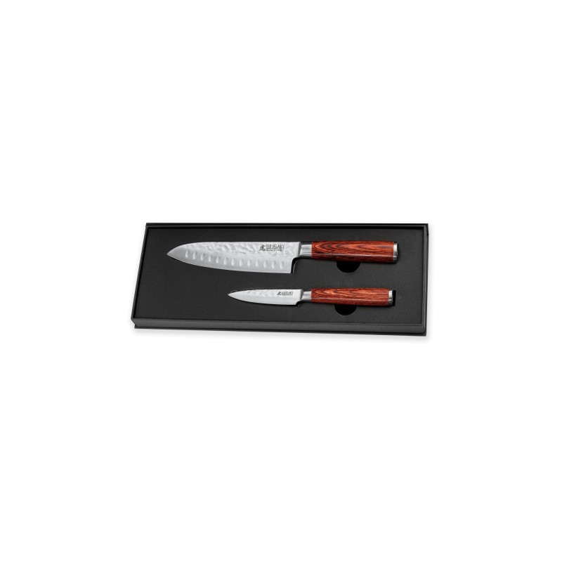 Coffret Santoku 17Cm Office 9Cm Pakk 