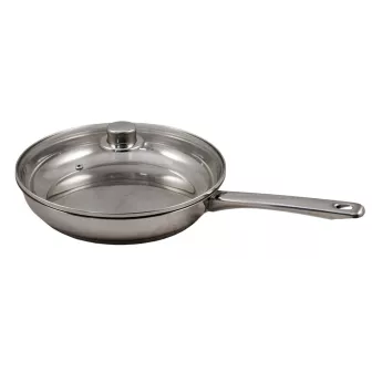Poele + couvercle sp metal inox 28 